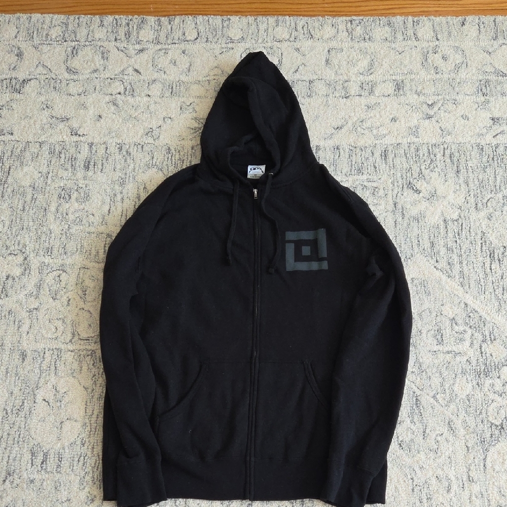 NIN Black Hoodie with Logo